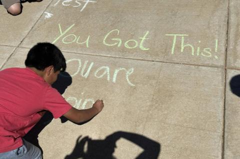 In preparation for the STAAR test