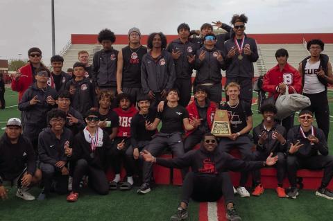 Brownfield Boy’s Track win the District Championship