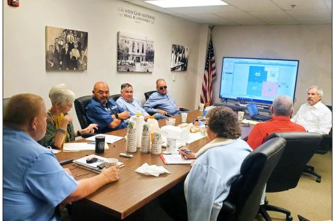 Commissioners meet to redraw district precinct lines