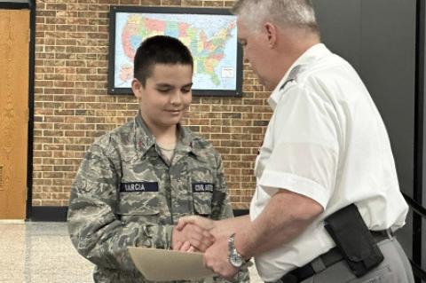 BMS Civil Air Patrol Squadron Pinning, Charter Ceremony