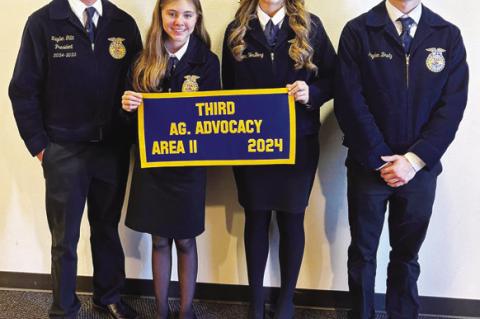 FFA competes in Area LDE, one heading to State