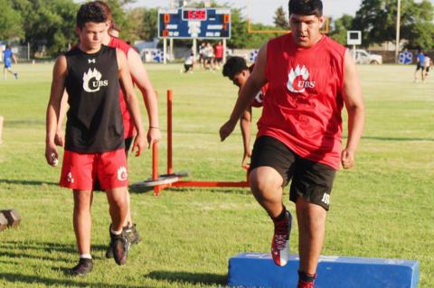 CUBS football compete at Tahoka