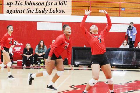Lady Cubs sweep Lady Lobos at home