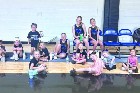 Mini Cheer Camp for Wellman Union ISD was last week. Campers learned new cheers and dances. The Mini Cheerleaders will be performing at Meet the Wildcats on August 7th, right after the Parent Title Meeting at 5:30 p.m. at the school.
