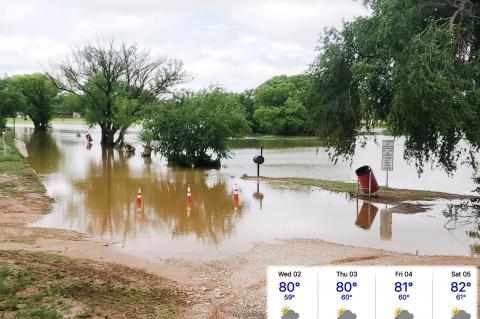 Small dent made in drought with final days of rain