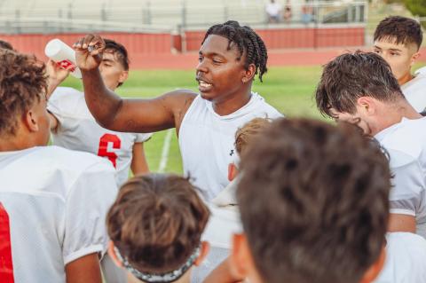 Brownfield Cubs Football Scrimmage