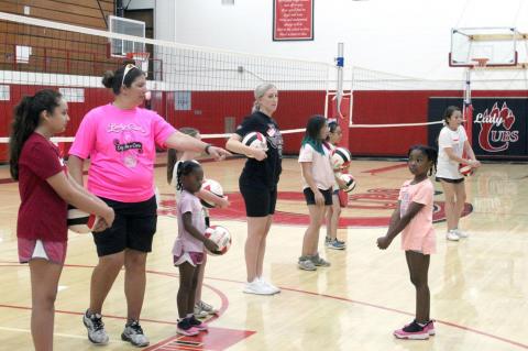 Lady Cubs hold volleyball camp