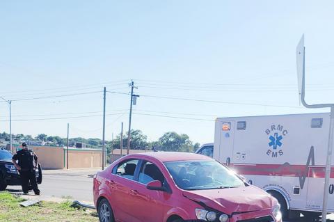 	A 2014 Chevy sedan 
