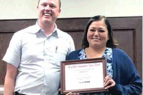 BISD Campus Employees of the Month honored were: