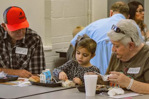 Students were all smiles at Colonial Heights