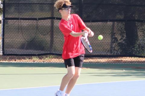 Brownfield tennis a win away from district title