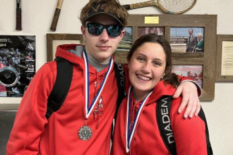 Brownfield Varsity tennis competed in the All Saints Tournament on Friday with Dom and Damian Ussery placing 2nd in Boys Doubles
