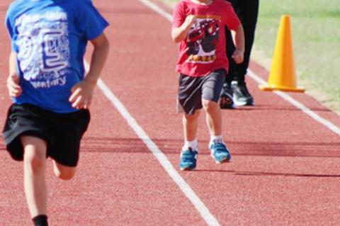 Wellman Union holds track meet for kids