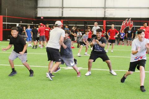 Brownfield football holds mini camp