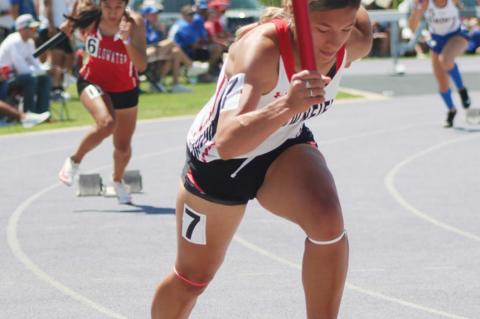 Brownfield at Regional Track meet