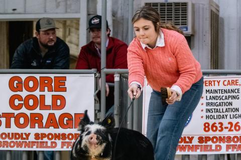 Brownfield Local Stock Show Results : Grand Champion Goat