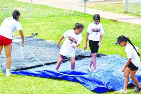 Brownfield softball conducts Black & Red Camp