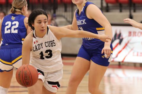 Lady Cubs split a pair before the break