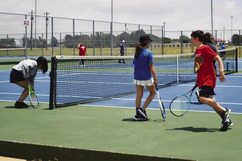 Brownfield Tennis camp teaches youth skills