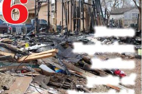 6 . House Explosion Rattles parts of Brownfield