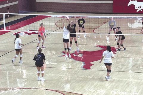 The Brownfield volleyball program hosted a Co-Ed Tournament