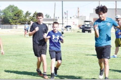 Wellman-Union Football Camp youth finesse skills