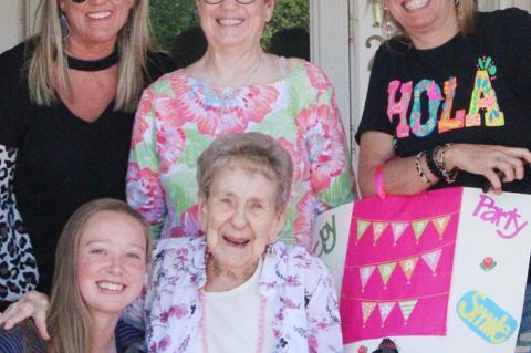 Creative Birthday Celebration For 96 Year Old
