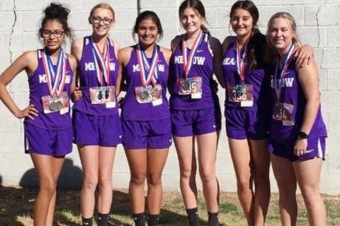 Meadow cross country qualifies for regionals