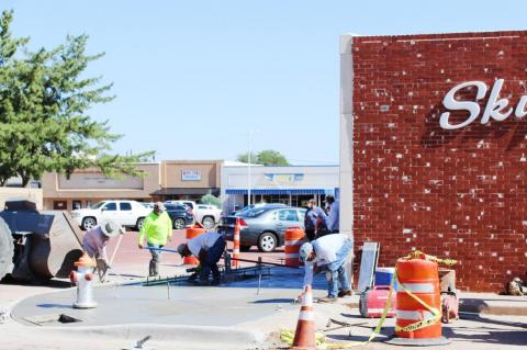 Downtown sidewalks getting overhauled