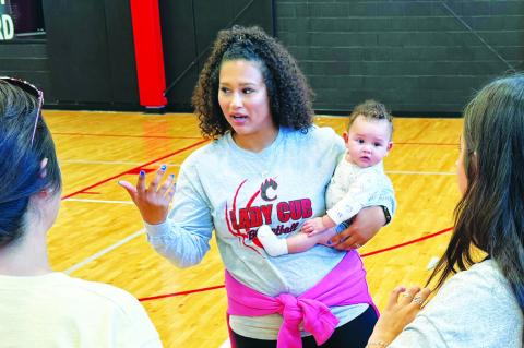Meeting the new basketball coach