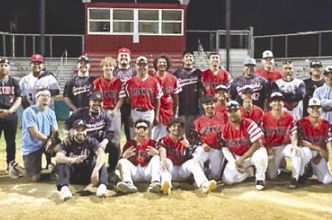 Brownfield Cubs, past and present, competed in the Brownfield BaseballAlumni game onApril 15 at Brownfield High School. The current Cubs earned a 15-14 victory in the matchup (AMANDA RYAN|COURTESY PHOTO)