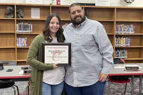 BISD Board recognizes food services at monthly meeting