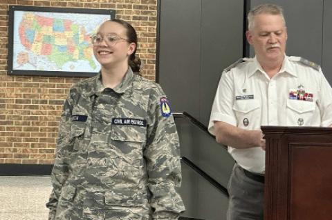 BMS Civil Air Patrol Squadron Pinning, Charter Ceremony
