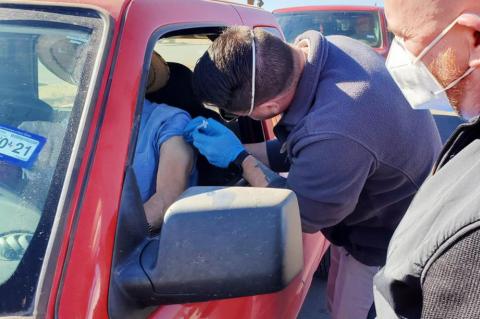 BRMC Clinic delivers COVID-19 vaccine to elderly