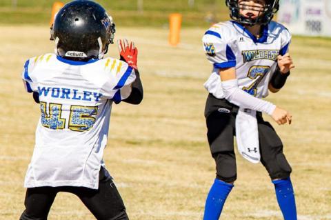 The Wellman-Union 2nd/3rd grade football team are Super Bowl Champions