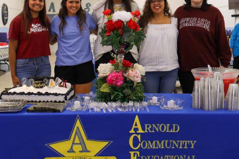 A senior class reception 