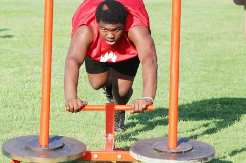 CUBS football compete at Tahoka