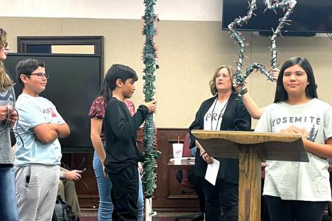 BISD Board Recognizes Students and Employees of the Month