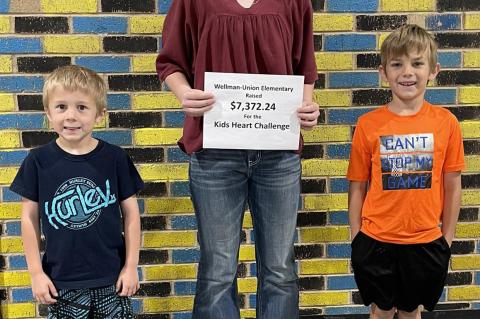 Wellman Union raised a Grand Total of $7