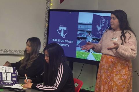 This week BHS Seniors visited with representatives from South Plains College and Tarelton State University.