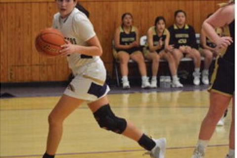 Jaelyn Molina working under the basket(Krystal Valentin)