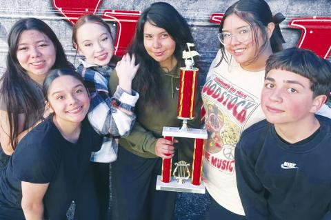 BHS Color Guard wins 3rd in West Texas Auxiliary Championship