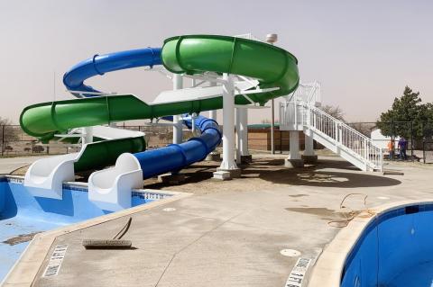 The rebuild of the Brownfield City Pool continues