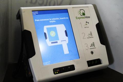 New voting machines are easy and safe to use