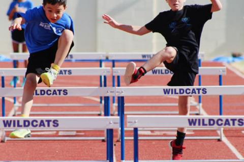 Wellman Union holds track meet for kids