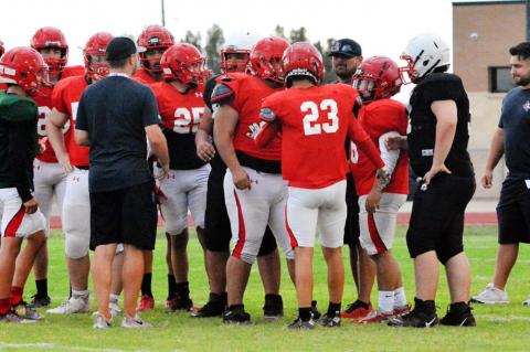 Brownfield football holds scrimmage against Snyder