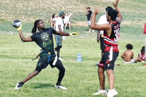 Juneteenth flag football tournament fun
