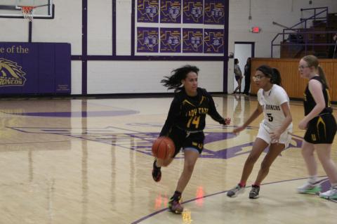 Lady Broncos in control from the start against Lady Cats