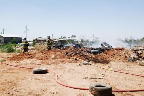 Brownfield Fire Department battles multiple fires Thursday