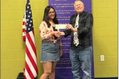 Lopez Earns Optimist Club Scholarship: